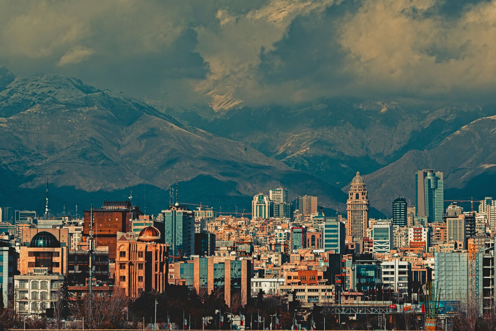Scenic landscape in Iran