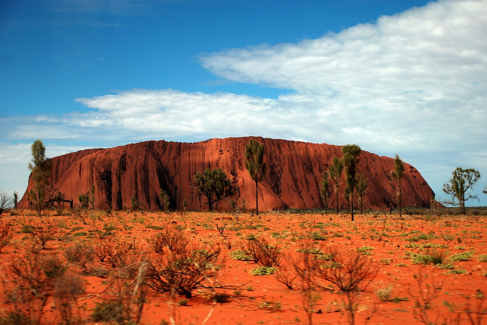 Red Centre Outback Desert Drive scenic driving route in Australia
